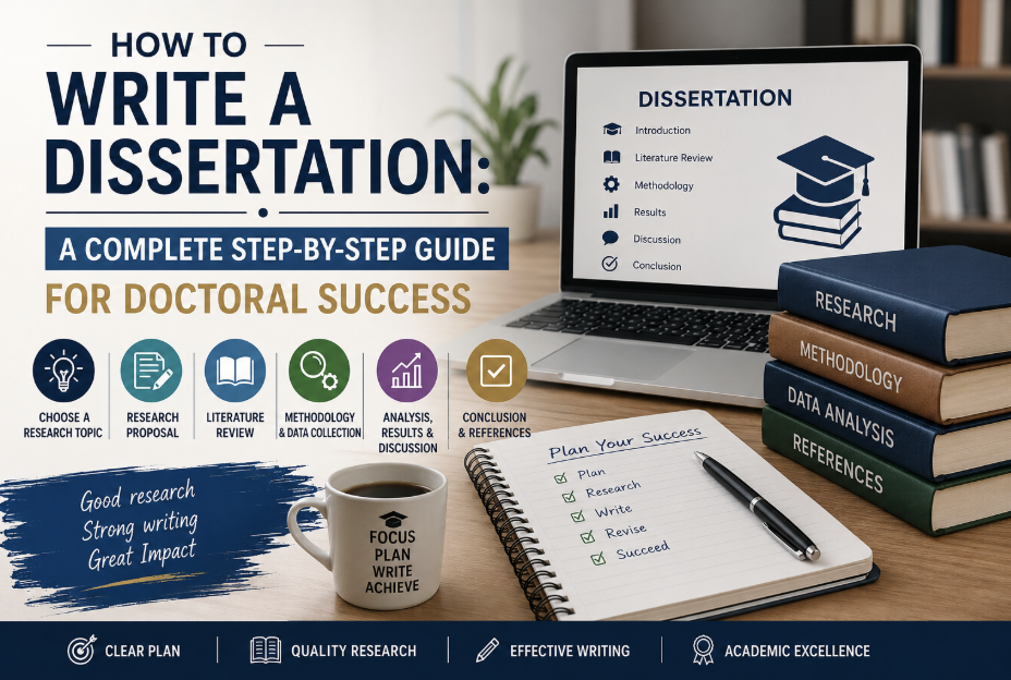 How to Write a Dissertation: A Complete Step-by-Step Guide for Doctoral Success